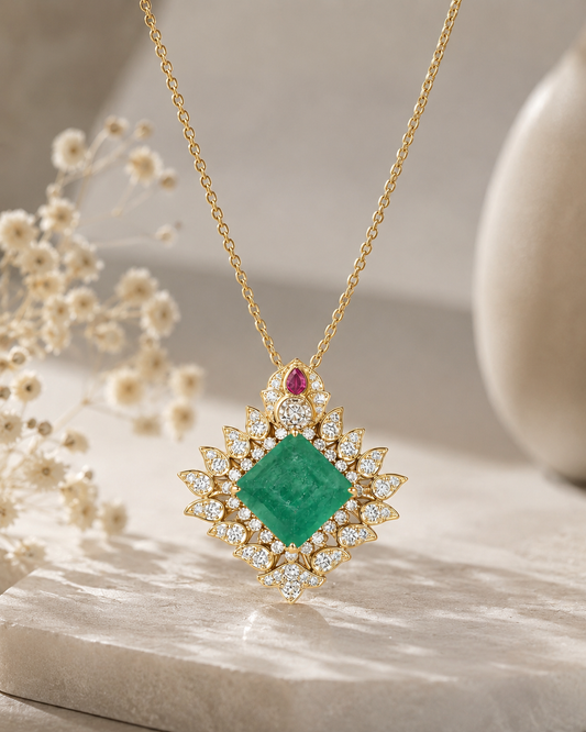 Sposa Verdant Crown Pendant