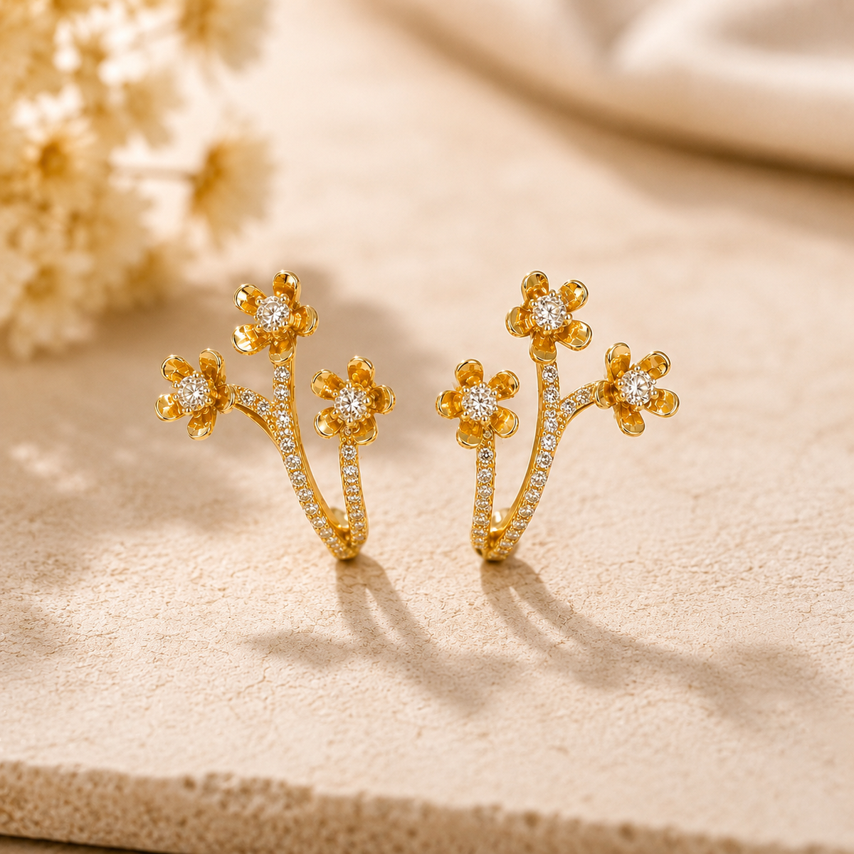 Sposa Trio Blossom Earrings