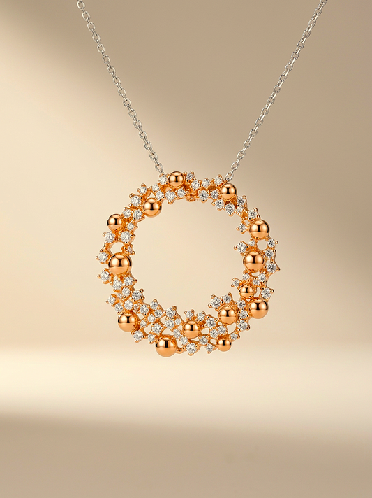 Sposa Halo Wreath Necklace