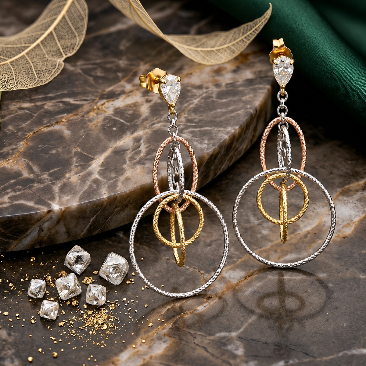 SPOSA Eclipse Hoop Earrings