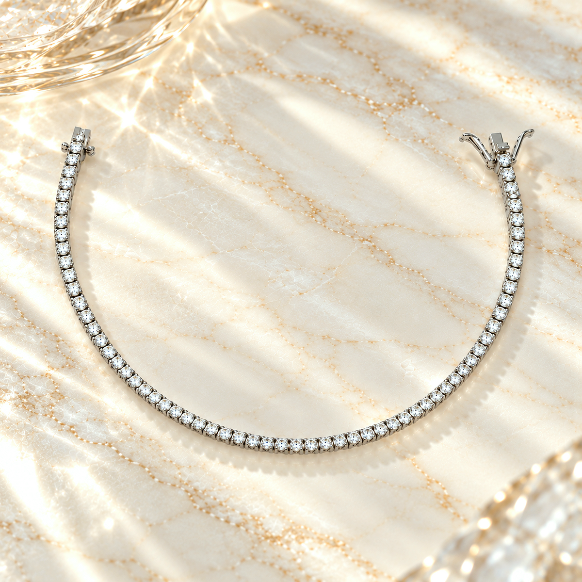 SPOSA Infinite Line Tennis Bracelet