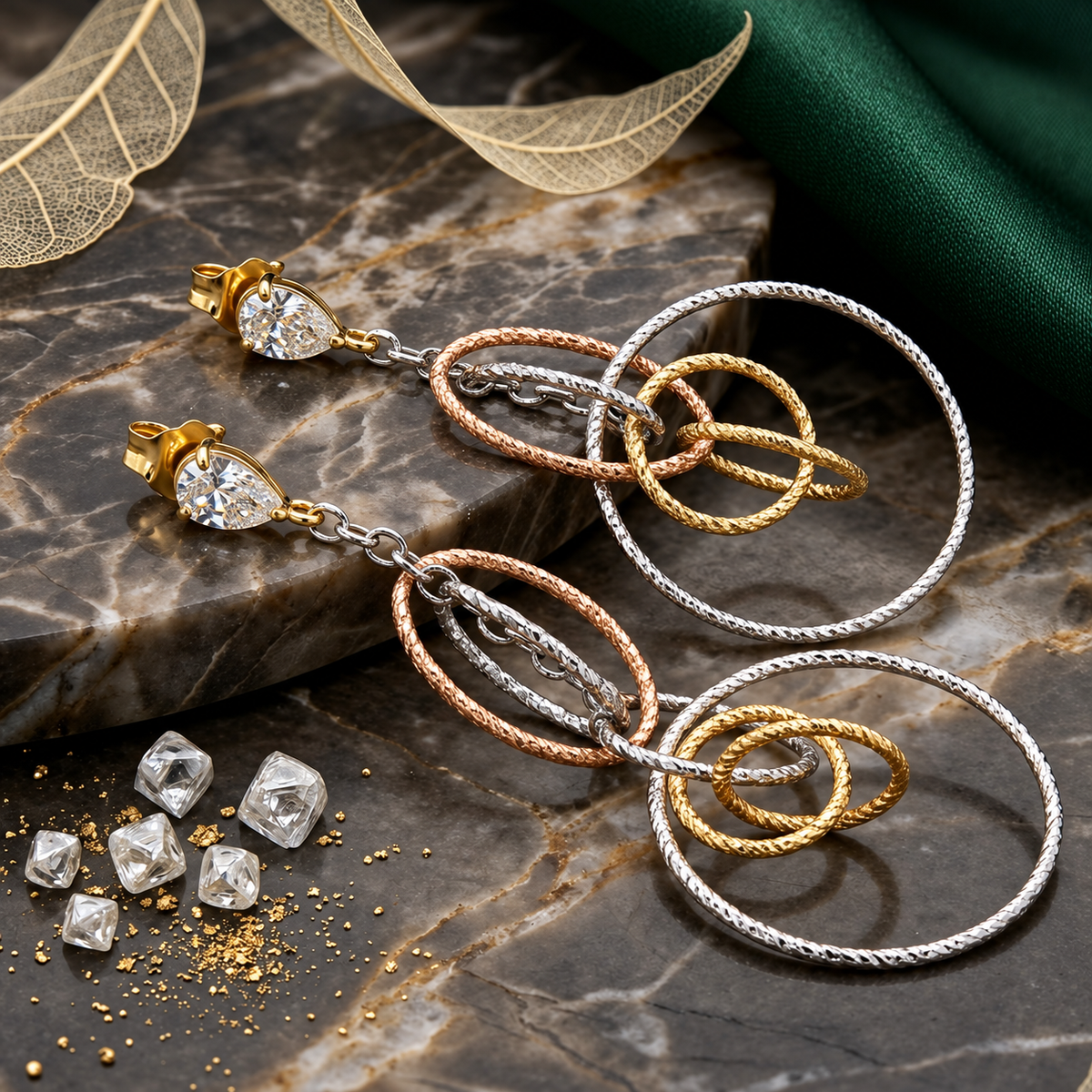 SPOSA Eclipse Hoop Earrings