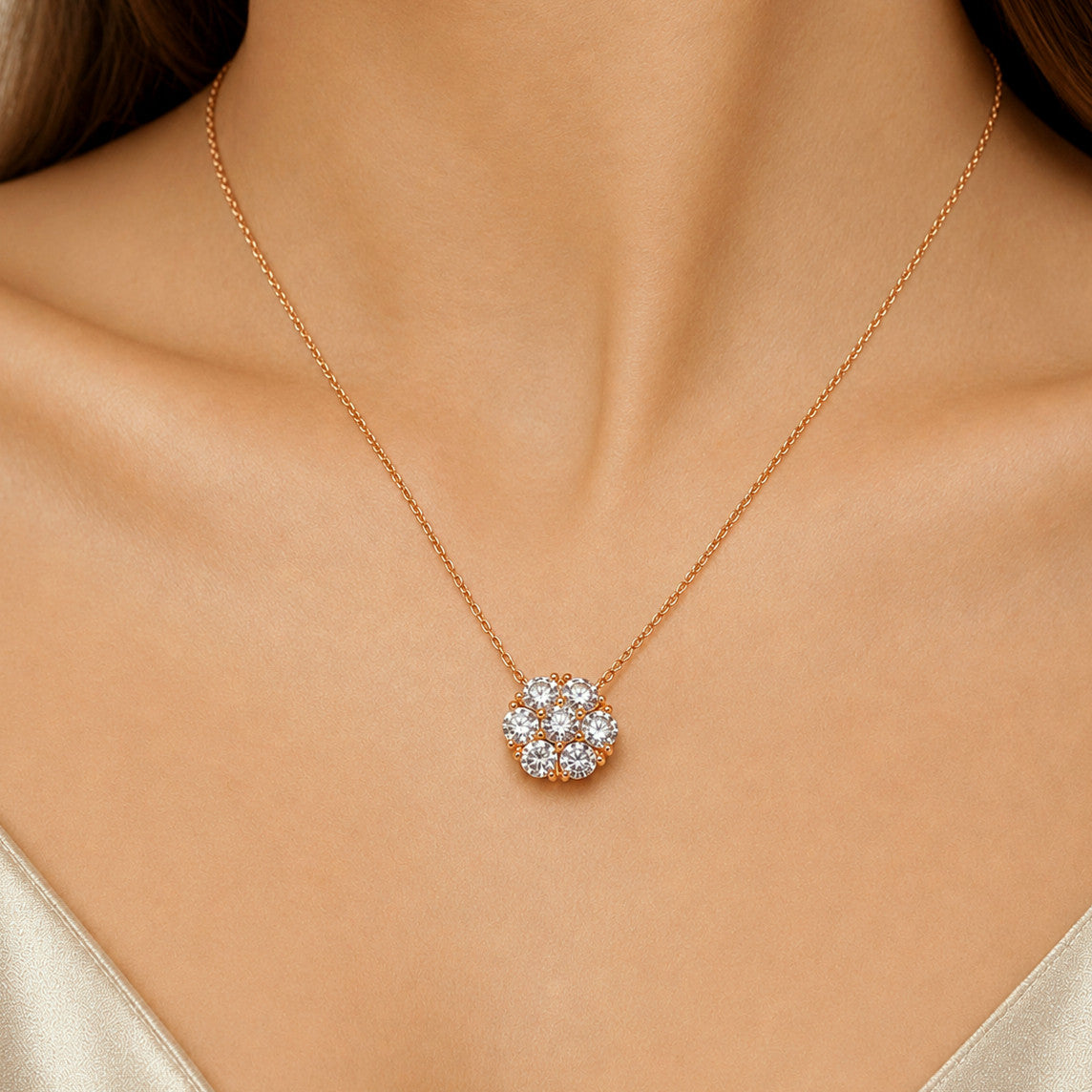 Sposa Blossom Pendant Necklace