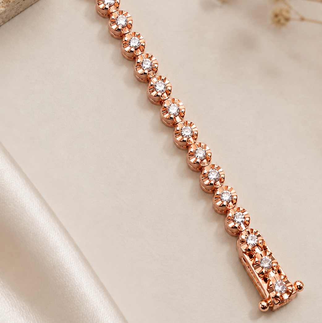 Sposa Rosé Tennis Bracelet
