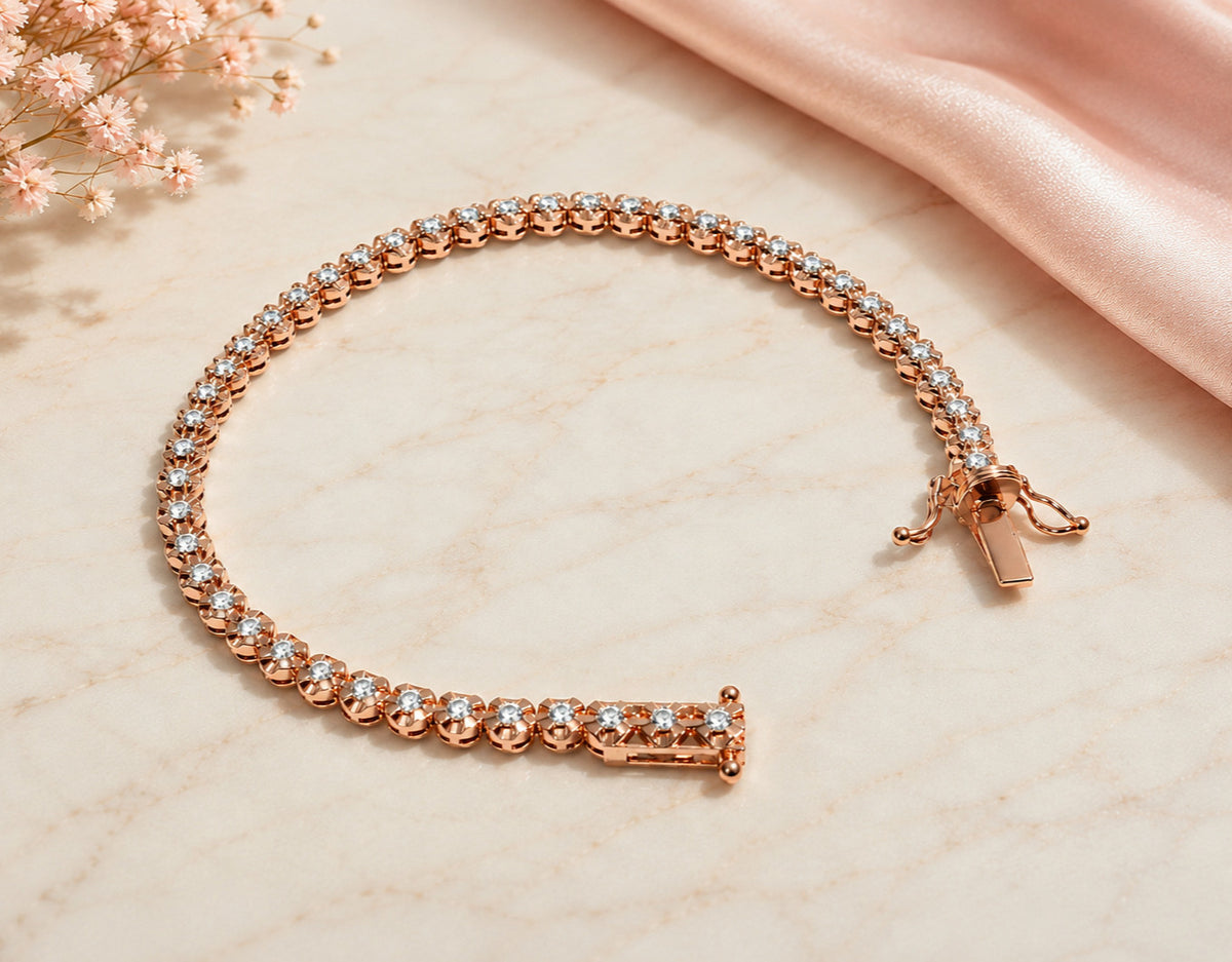 Sposa Rosé Tennis Bracelet